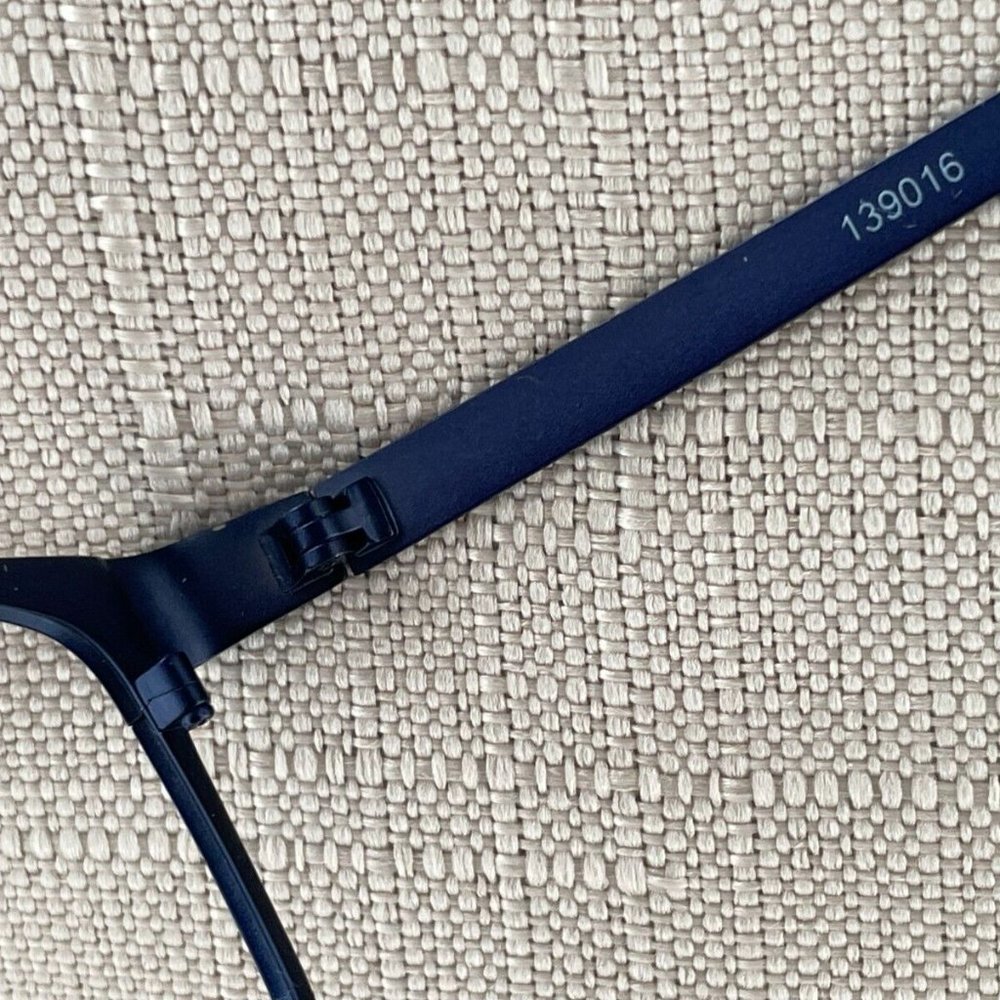 Zenni Eyeglasses Sunglasses Frame Navy Blue Tone Metal Glasses Frame - Picture 11 of 12